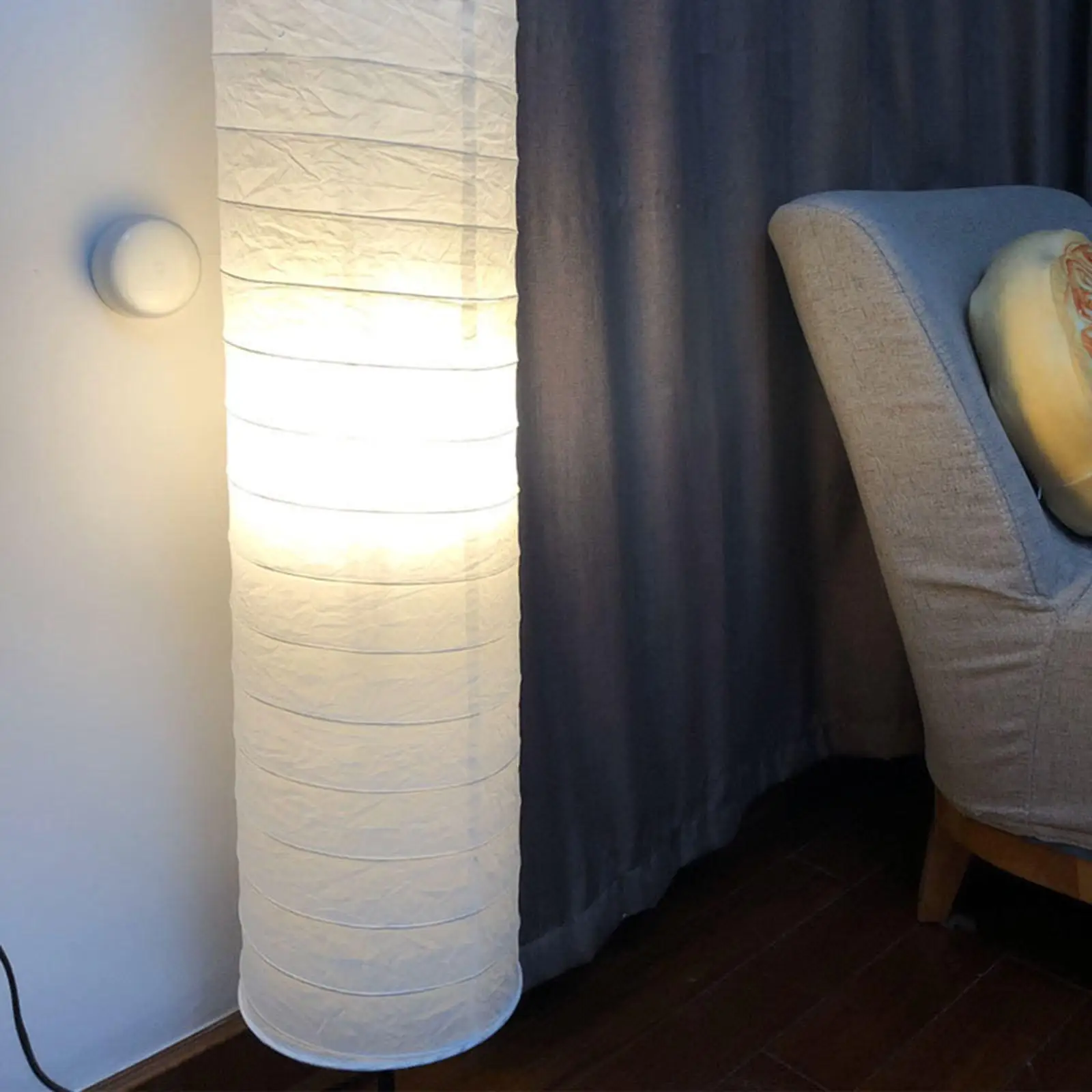 Rice Paper Floor Lamp Shade Nordic Style Lampshade for Bedrooms