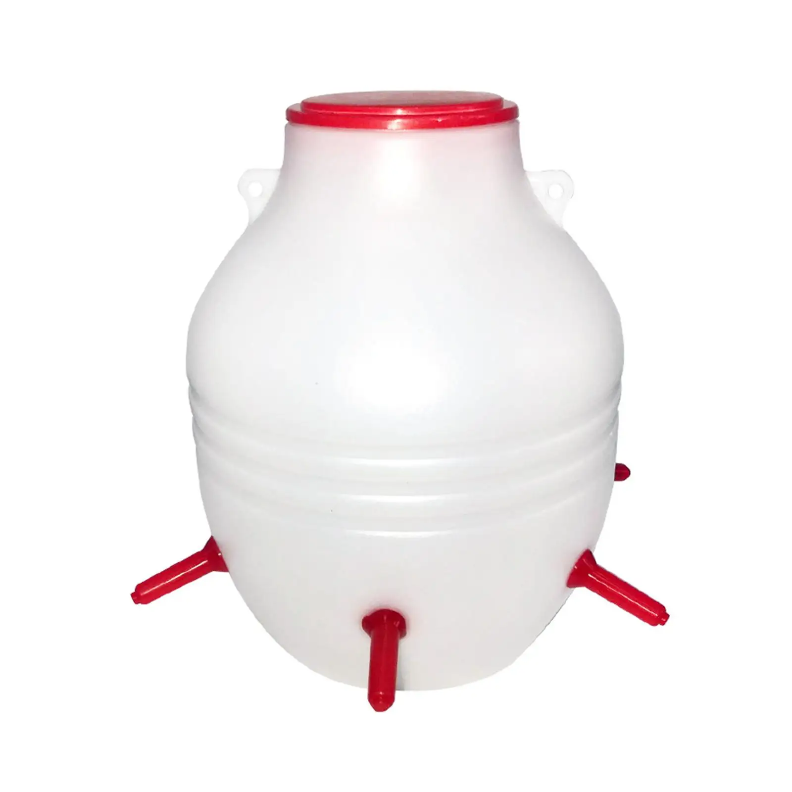 Lamb Feeder Bucket with 6 Nipples 8L Accessories Thickened for Piglets Durable for Poultry Feeding Pot Milk Bottle for Farm