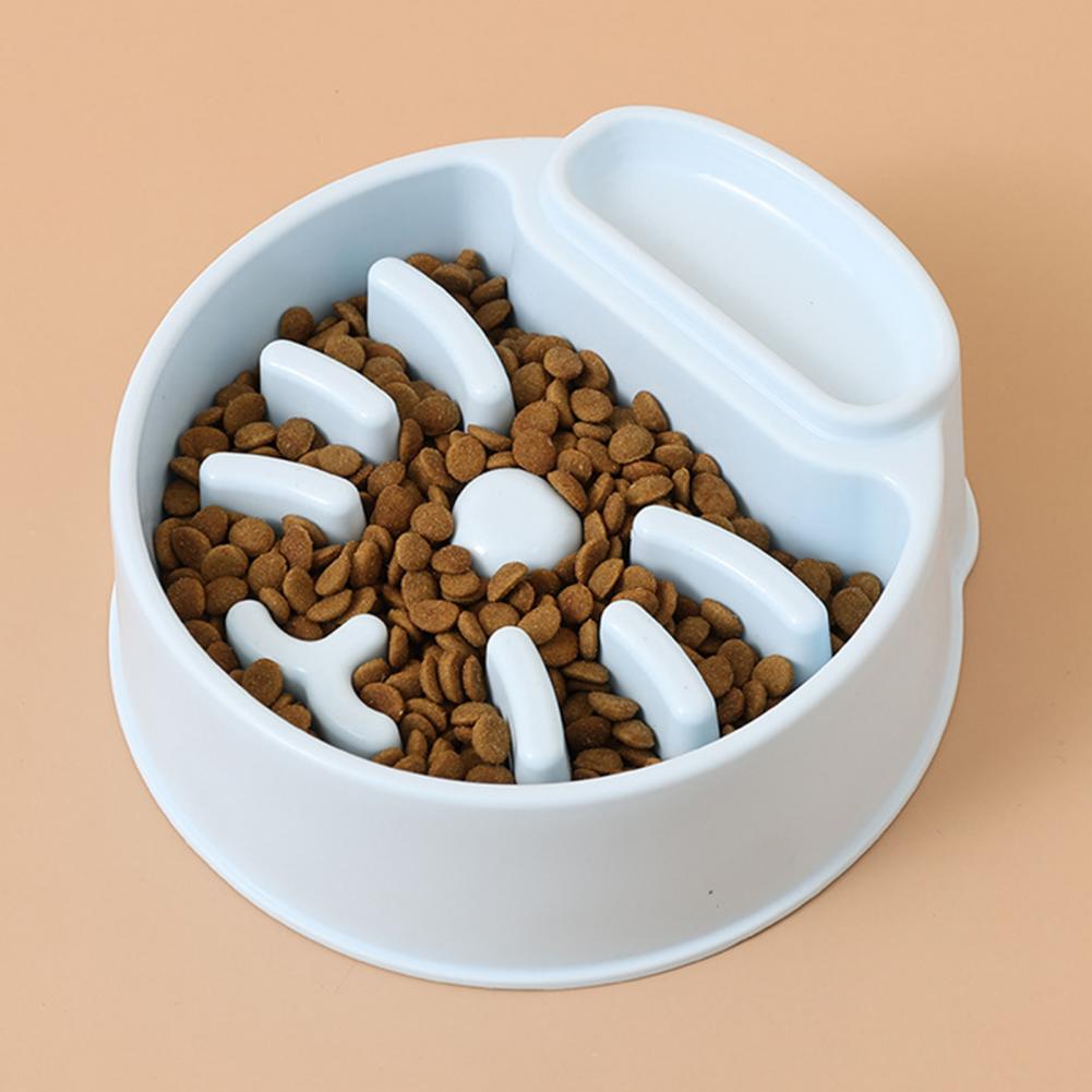 Title 3, Pet Slow Food Bowl Cartoon Shape Round Choke-pr...