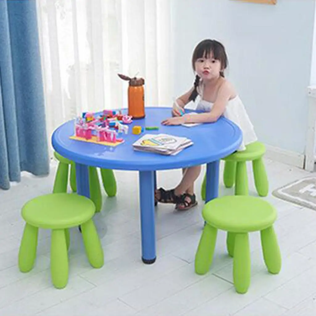 Childrens Stool Chair  Play Room Round Seat 12 Inch
