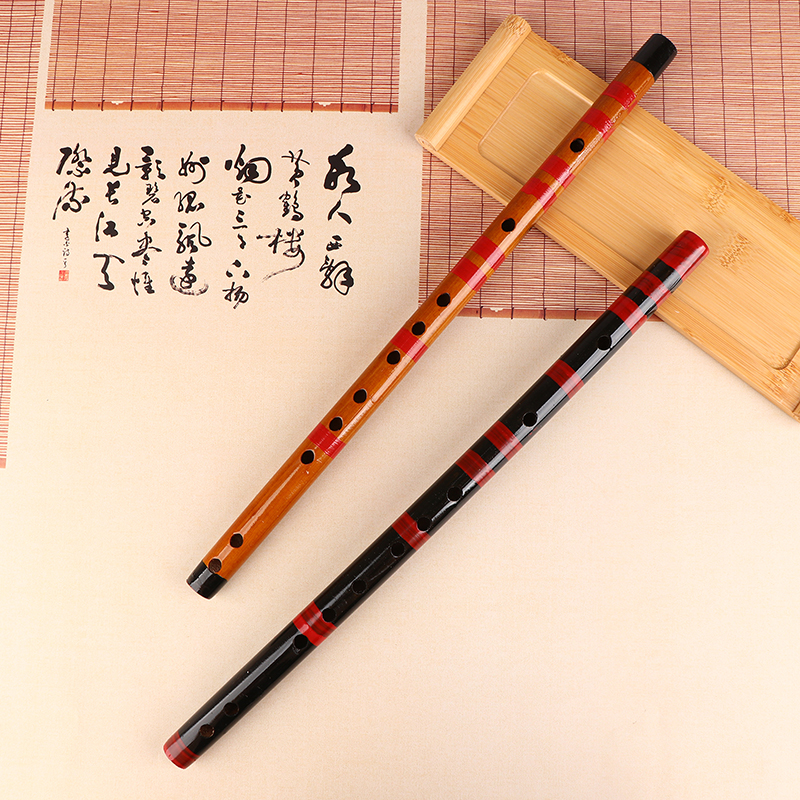 Description Picture 4 of item1Pc Professional Musical Instrument Traditional For Beginner Chinese Style Bamboo Flutes Woodwind Flutes Musical Instruments