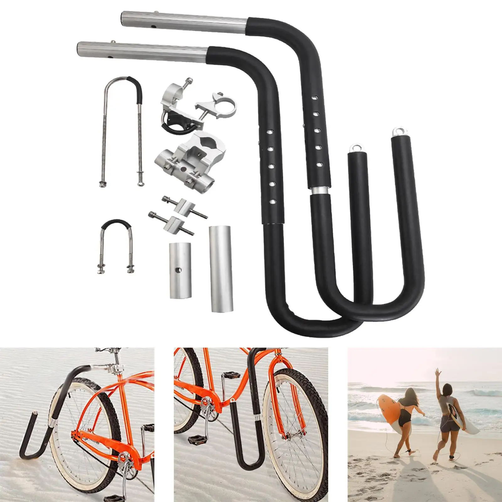 Universal Motorcycle Surfboard Carrying Holder Frame Portable  Surfing