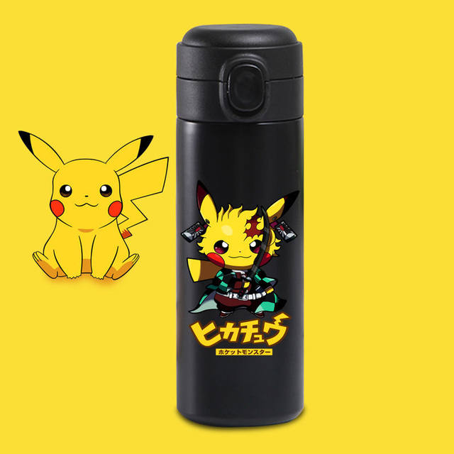 Pikachu Pokemon Water Bottle  Pikachu Plastic Water Bottle - Animation  Derivatives/peripheral Products - Aliexpress