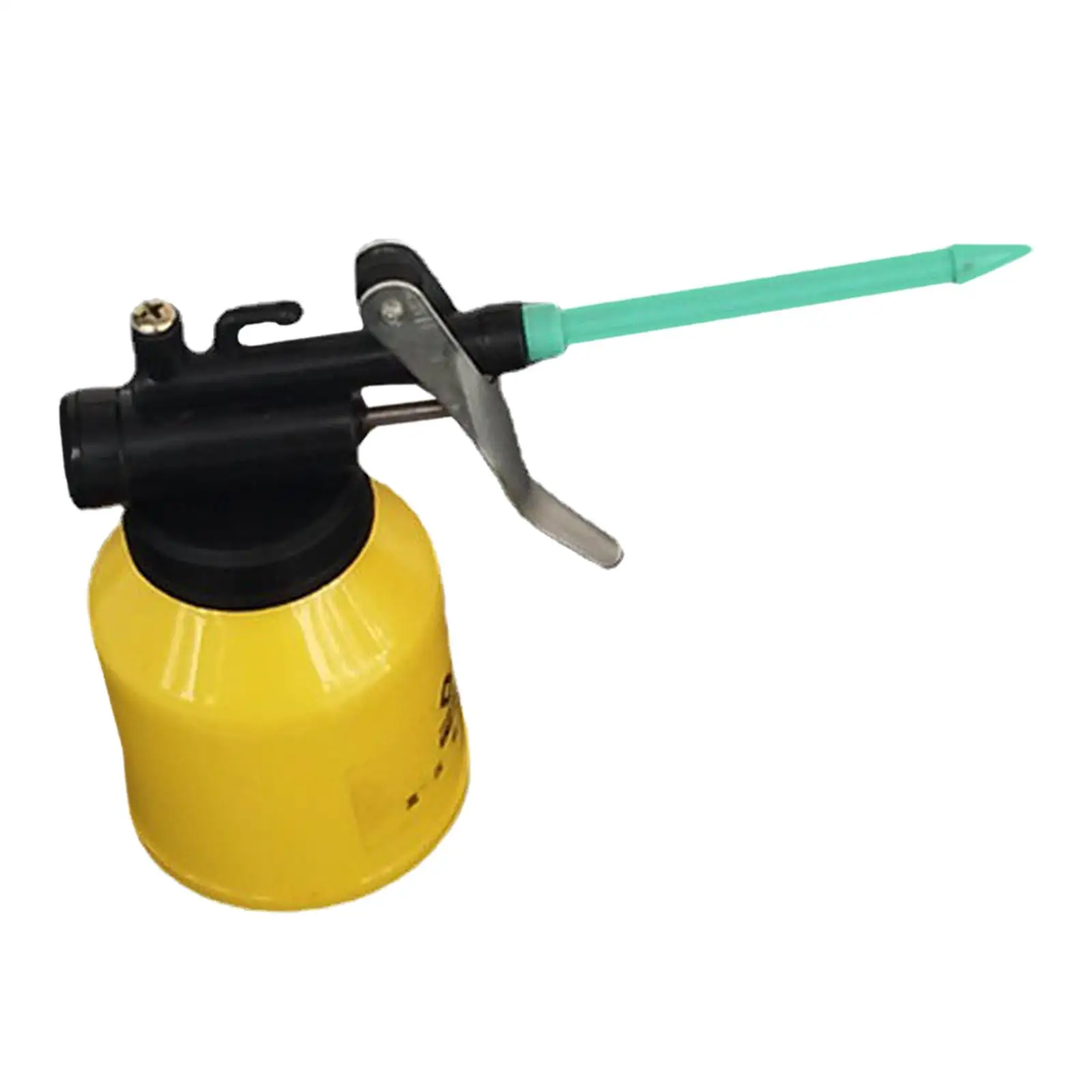 High Pressure Hand Pump Oiler Pump Tool Oiler Oil Pot with Spout Oil Pump Lubrication Oil Can Bottle for Lubricants