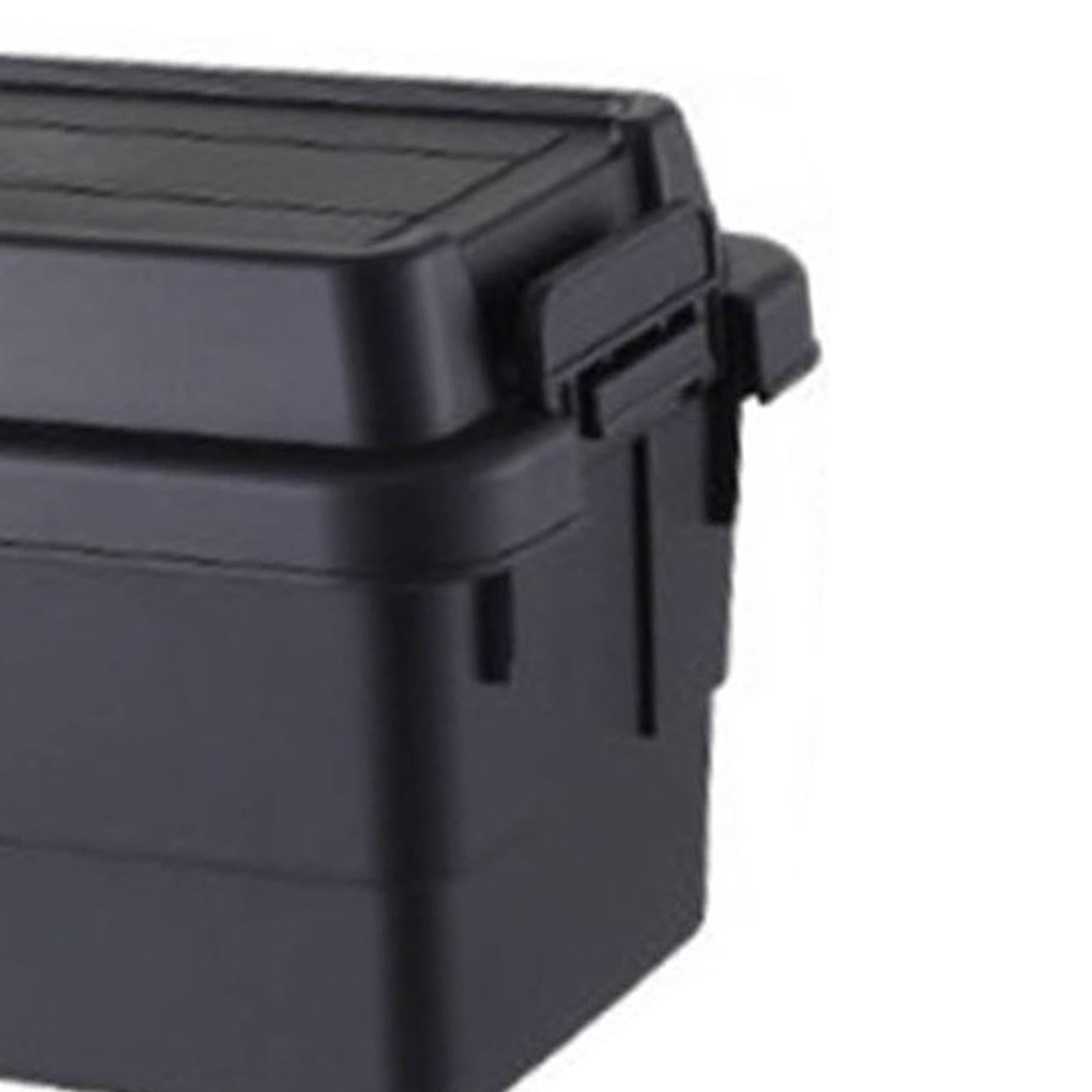 Camping Storage Box Multifunctional Portable Storage Trunk Lockable for Barbecue