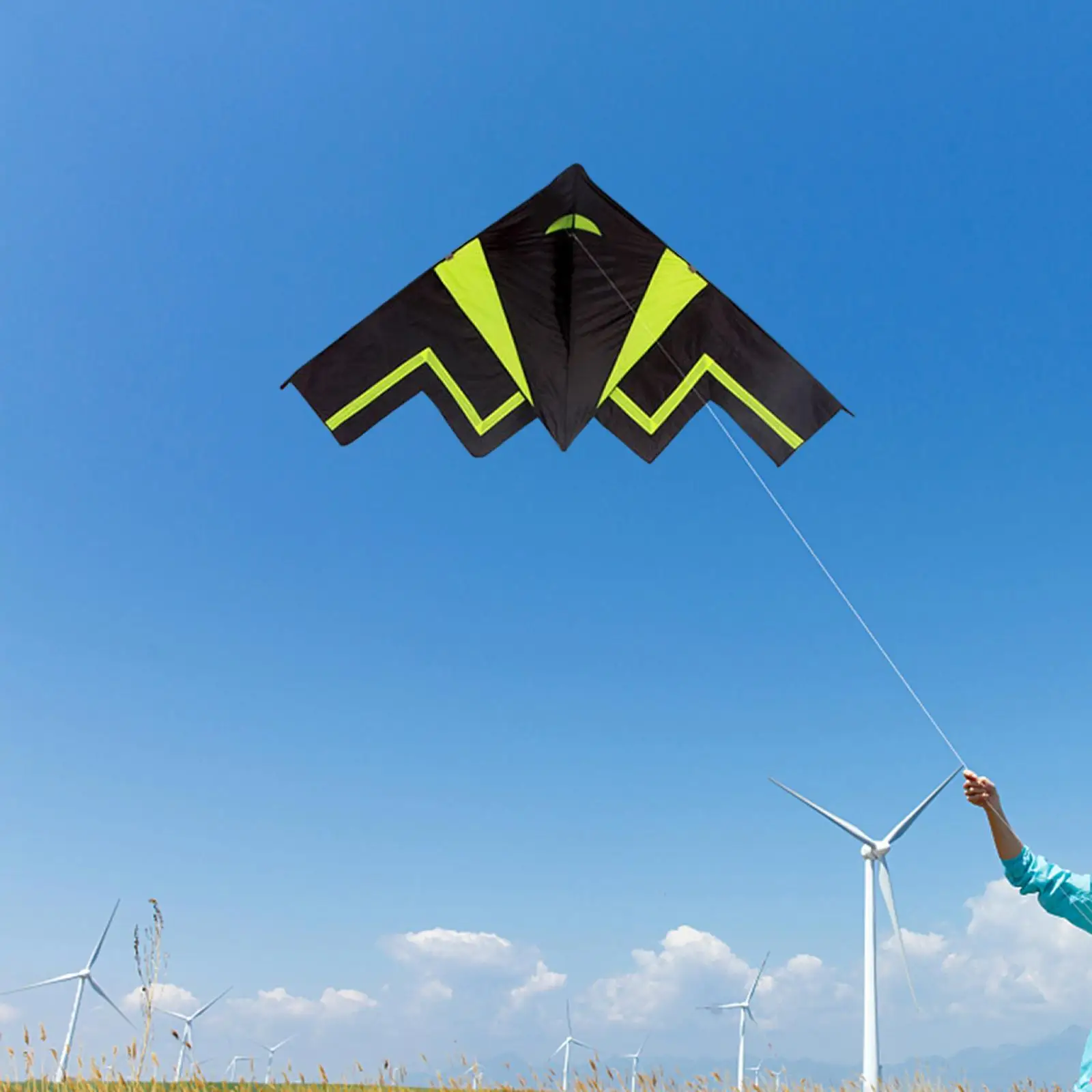 Giant Fighter Jet Kite Fly Kite Beach Toys for Park Sports Family Trips
