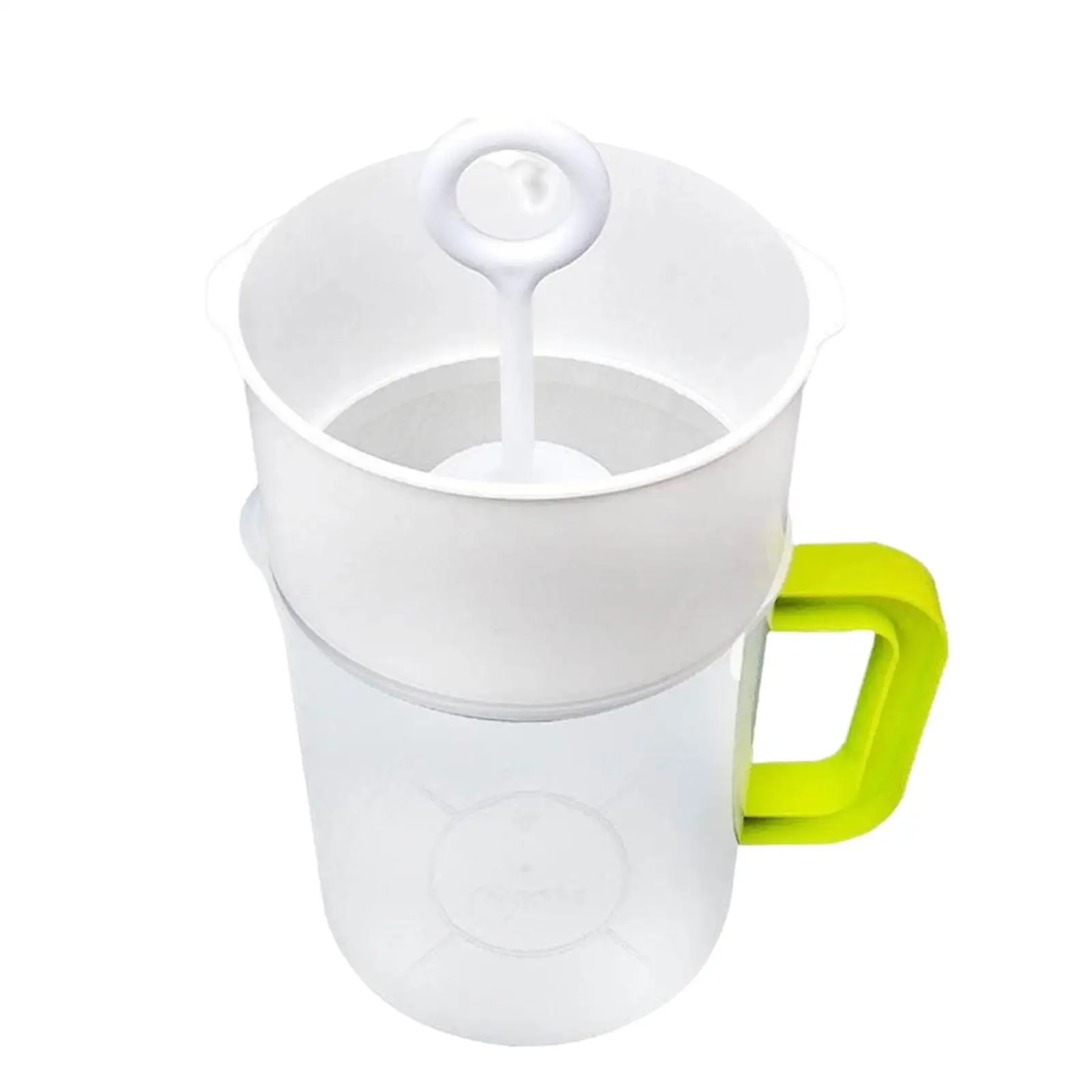 1.5 Quart Food Strainer Yogurt Strainer Maker with Pitcher Handle Press Stick Brush Soy Milk Juice Filter for Home Yogurt