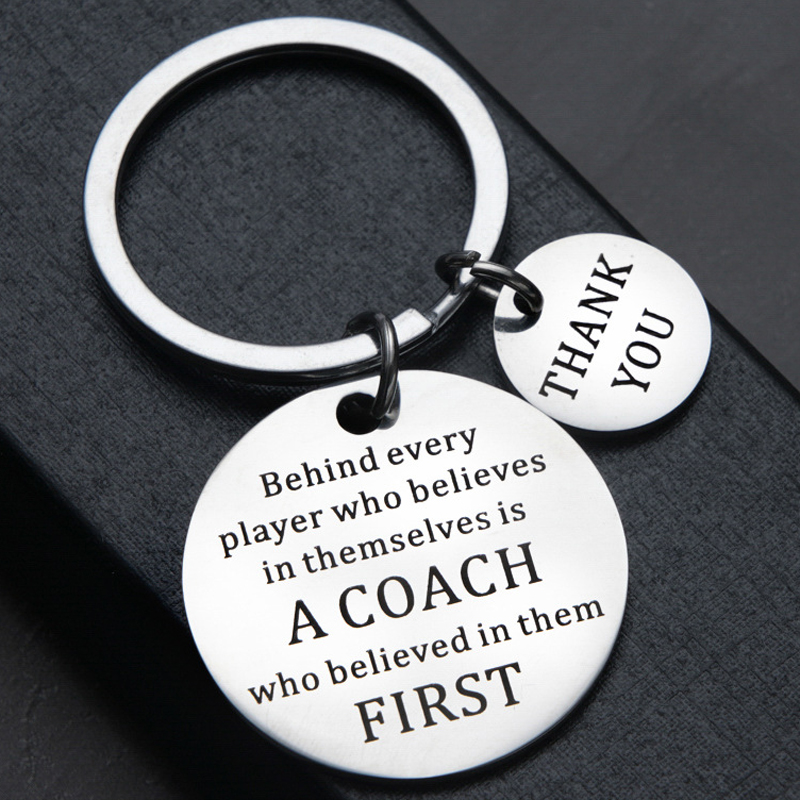 Trainer Schlüsselring Coach Geschenke Team Geschenk Coach Wertschätzung Danke Geschenk für Fußball Coach Ende der Saison Coach Team Mom geschenk – Detail 4
