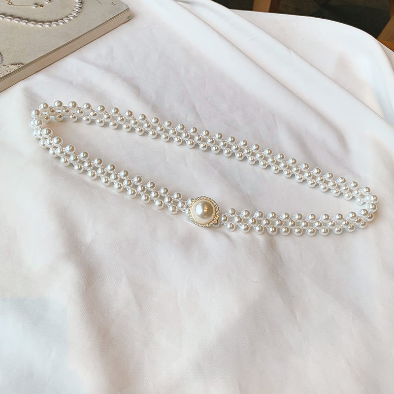 Title 1, Large Pearl Waist Chain Women