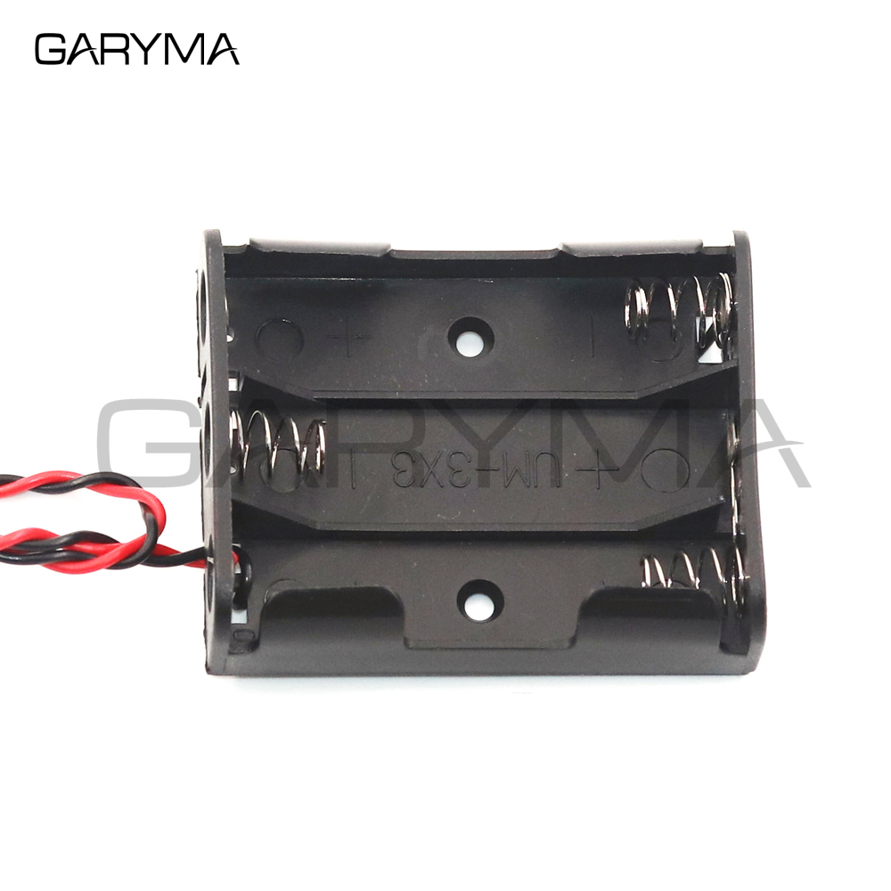 1,5 V ~ 15V Schwarz Kunststoff Lagerung Box AA Batterie Halter Batterie Clip Fall mit DIY Draht Führt 1x 2x 3x 4x 5x 6x 8x 10x Slot – Detail 4