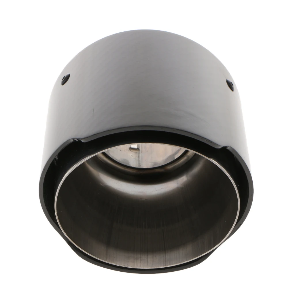 in:63mm Out:114mm Rear Carbon Fiber Exhaust Tip  Matt