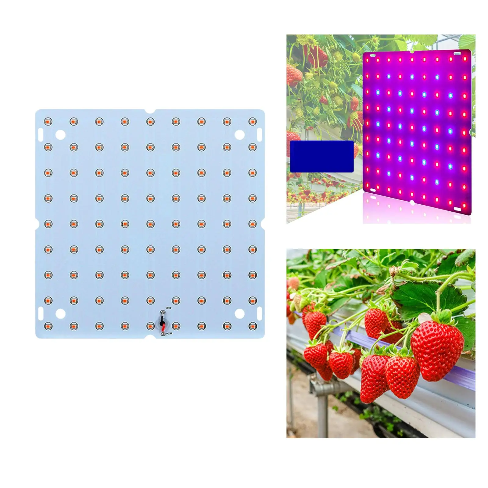 Aluminum Alloy Plant Grow Light 1091LM Full Grow Light for Flower Bloom Hydroponics Vegetable Seed Starting Greenhouse