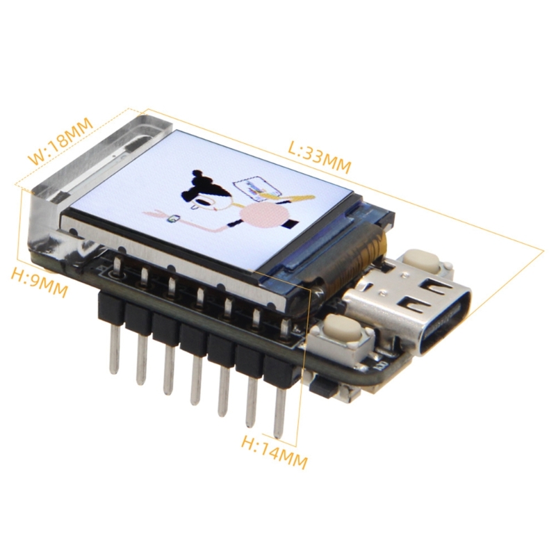 ou pro pouces lcd display tech development board wifi bluetooth plein document écran