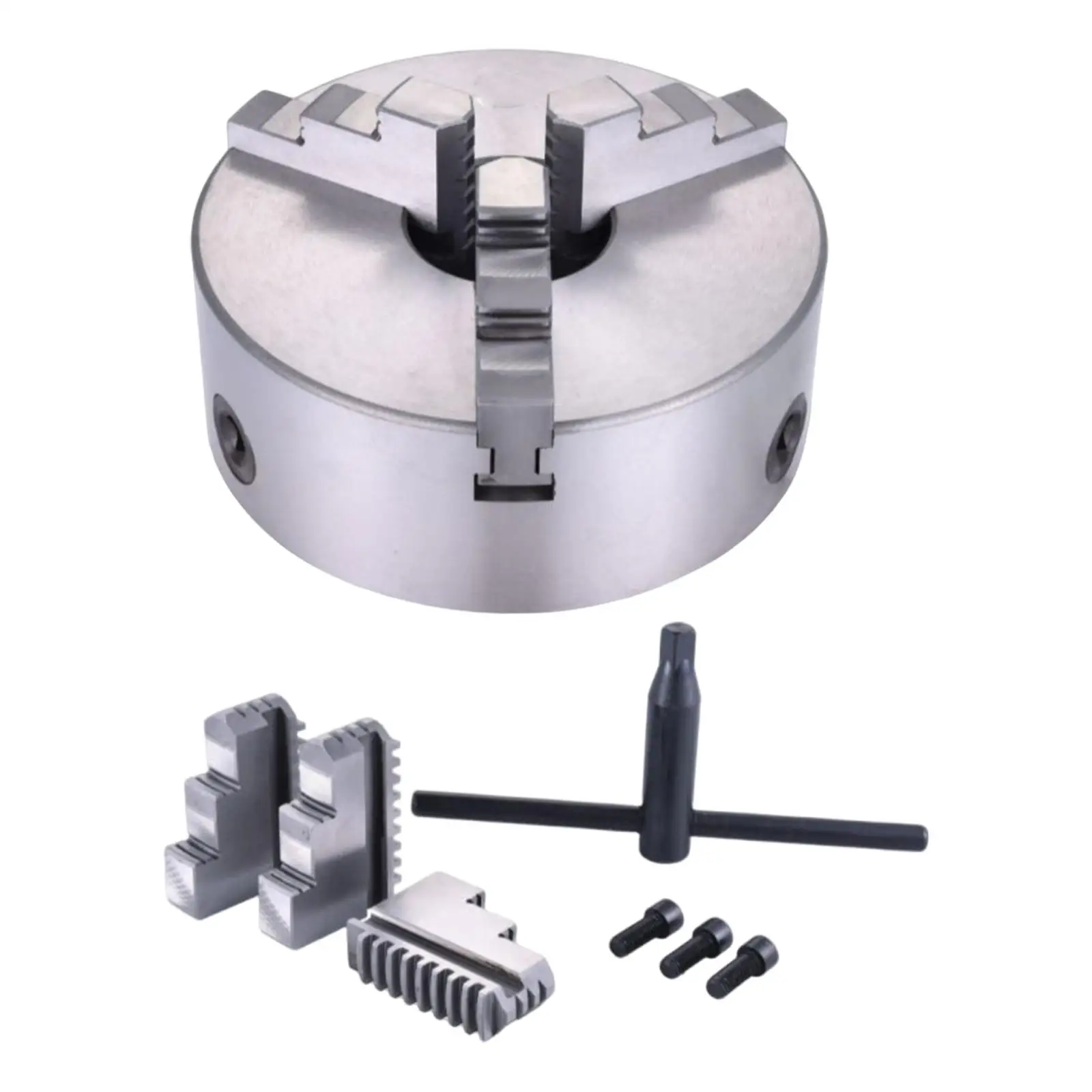 4 Inch/ 100 Mm Lathe Chuck 3 Jaw , Fast Clamping  High Adaptability