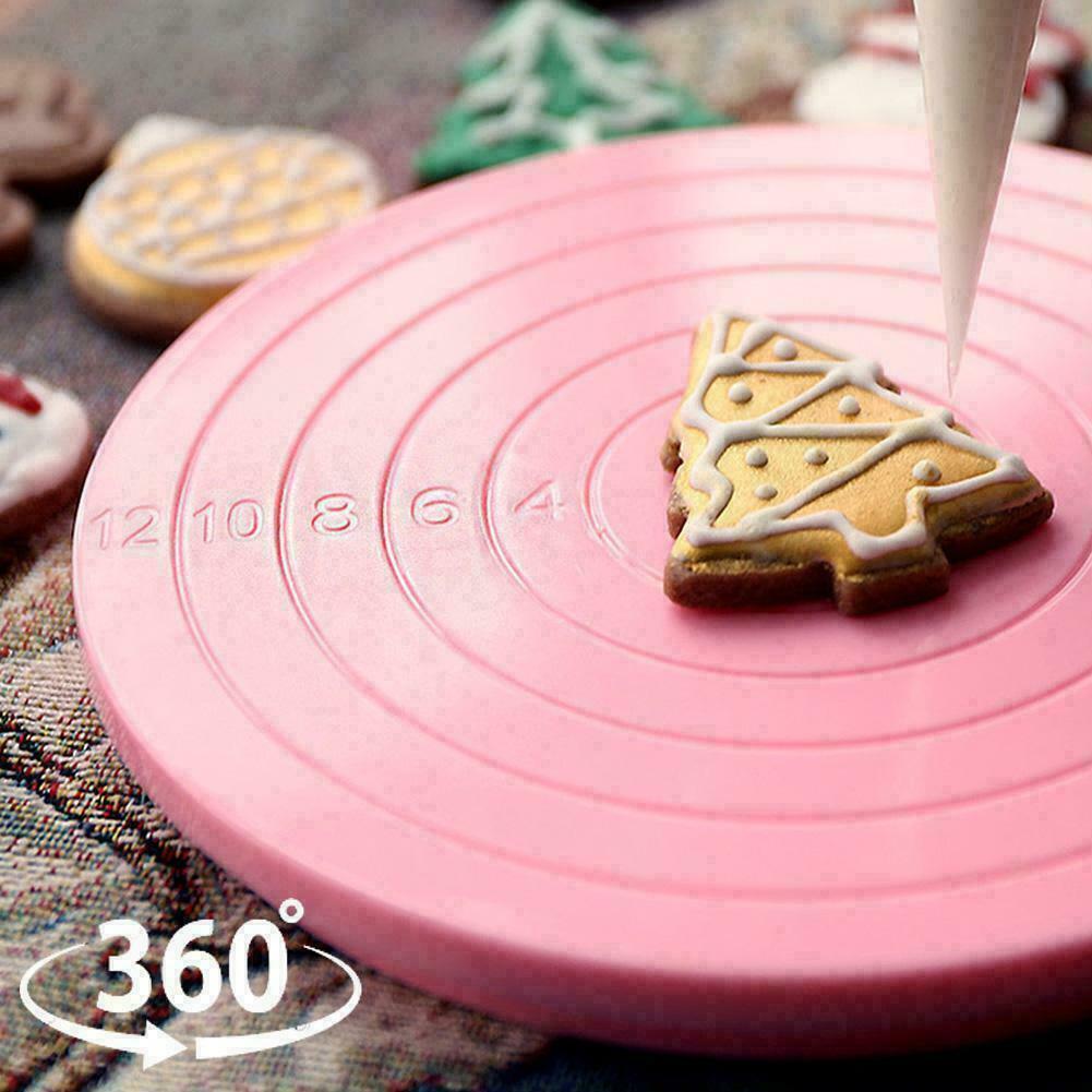 Description Picture 5 of itemMini Cake turntable Stand baking turntable rotating Round Fondant cake decorating table Kitchen DIY Mold Baking Tool