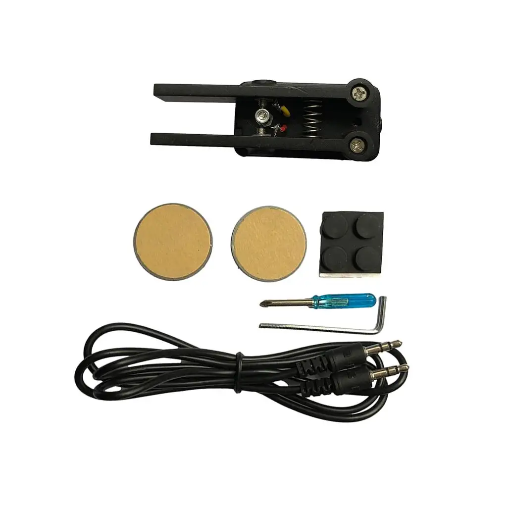 QU7025 Portable Dual Paddle Automatic Key,Shortwave Radio,CW Morse Code Base Magnetic