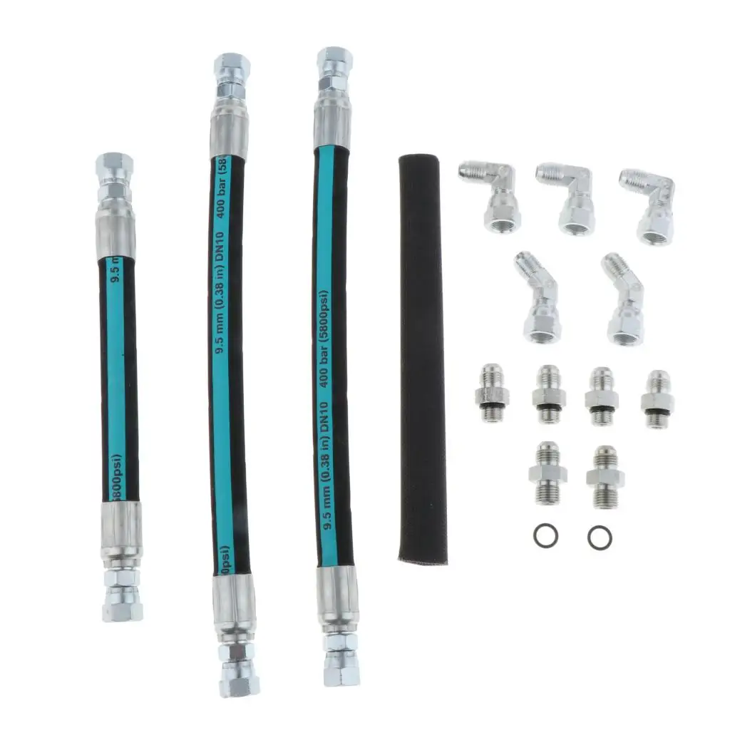 Oil Pump Hoses Lines fit for Ford Powerstroke 94-97 3.7L Green