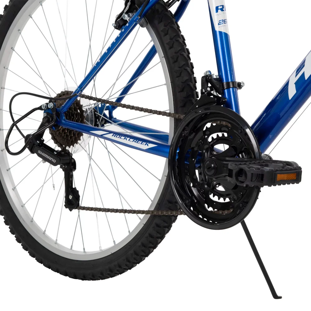 Huffy 26-inch Rock Creek Men's Mountain Bike, Blue 2023