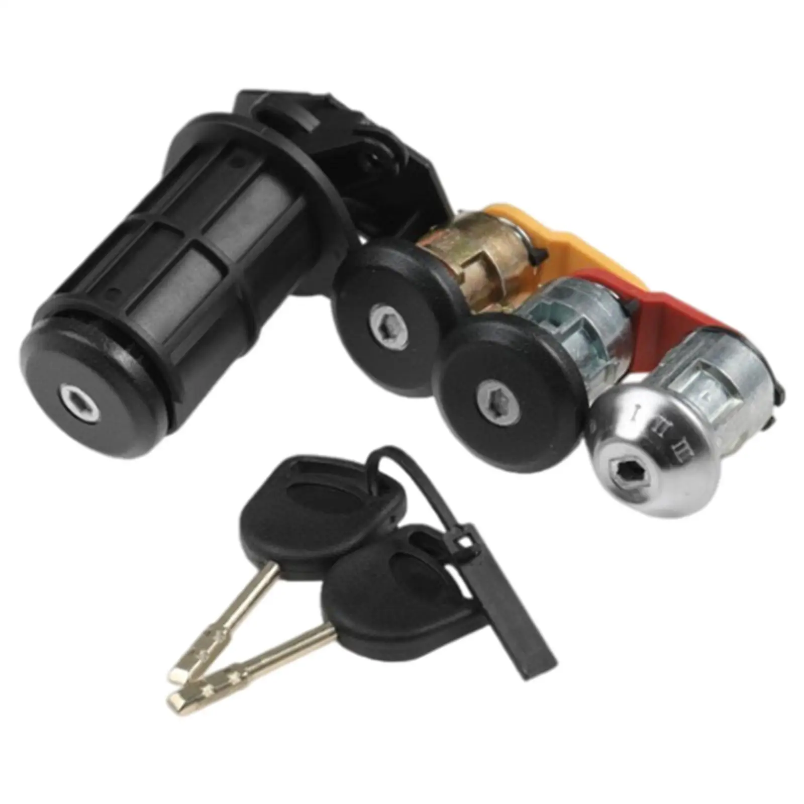 Door Lock Full Set, 7177664516 ,with 2 Keys Lock Cylinder Fit for Ford Ka Escort Courier