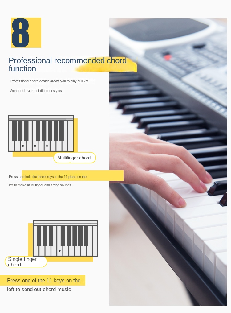 Title 22, Electronic Digital Musical Keyboard Professiona...