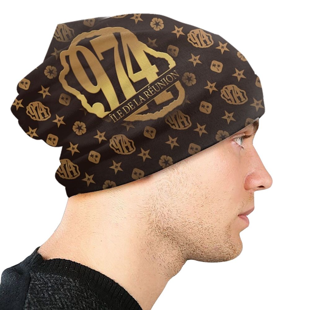 Benutzerdefinierte 974 Reunion Island Signature 7 Maveli R Skullies Beanies Caps Cool Winter Warm Damen Herren Strickmütze Erwachsene Motorhaube Hüte – Detail 28
