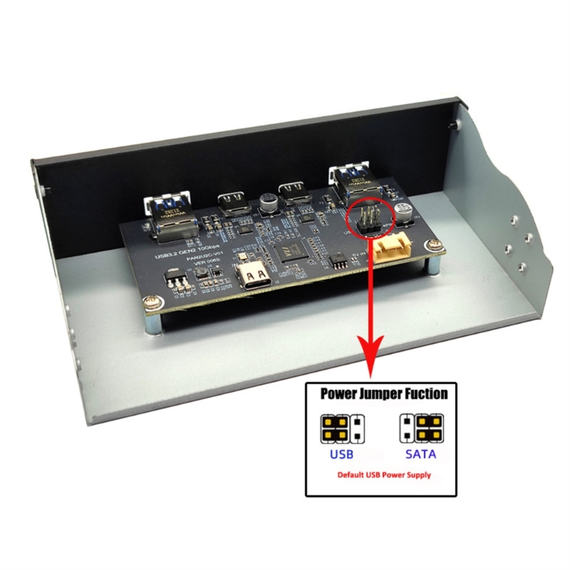 Usb 3.2 painel frontal hub multi-usb slot