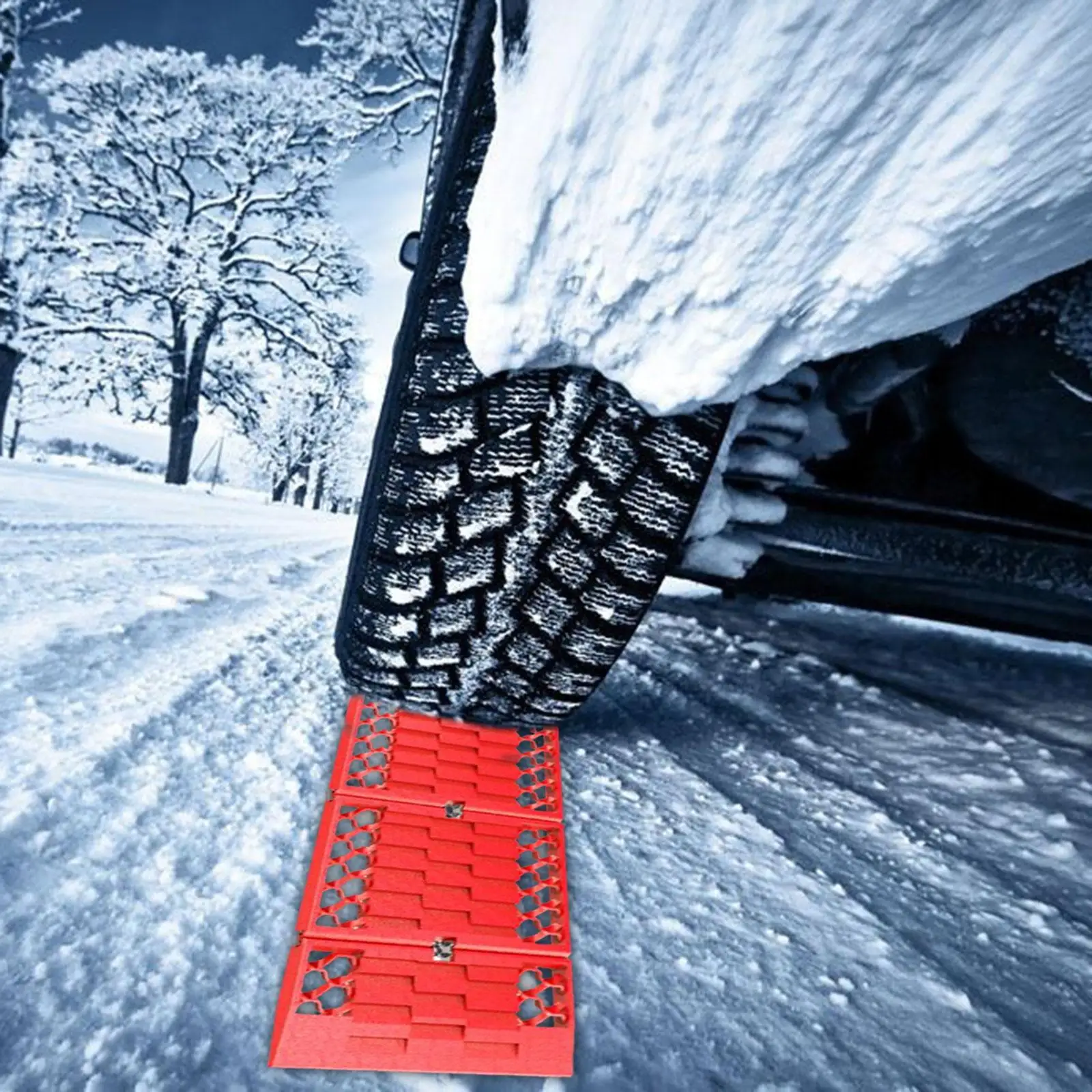 2Pcs off roading traction track track Pad Roll for Vehicle Snow