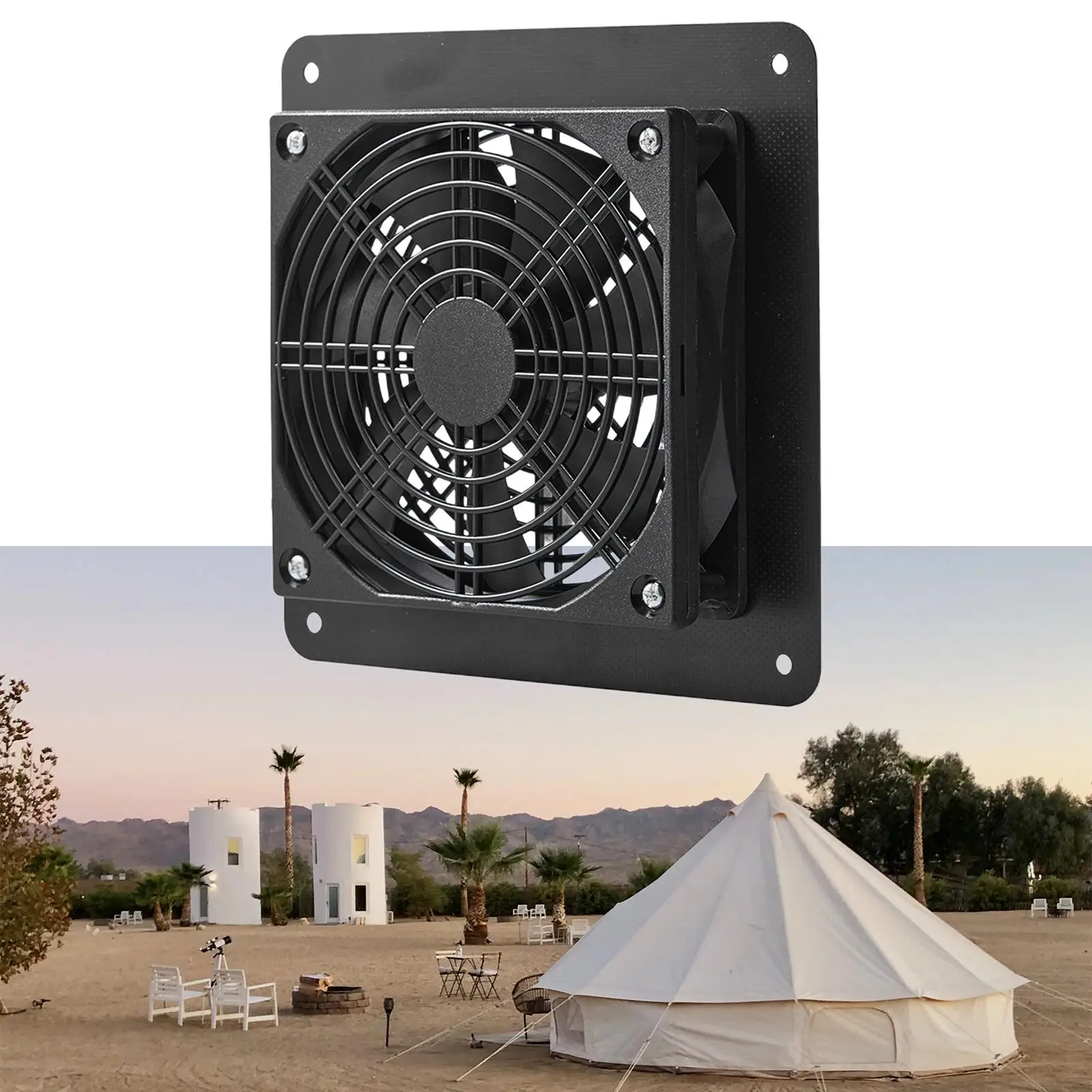 Ventilator Fans Portable Square Blower Free Energy for Sheds Office
