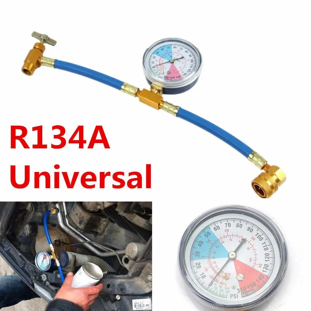 Car Part R134A to R12/R2 C Refrigerants Charging Hose   Hose Length: 30cm