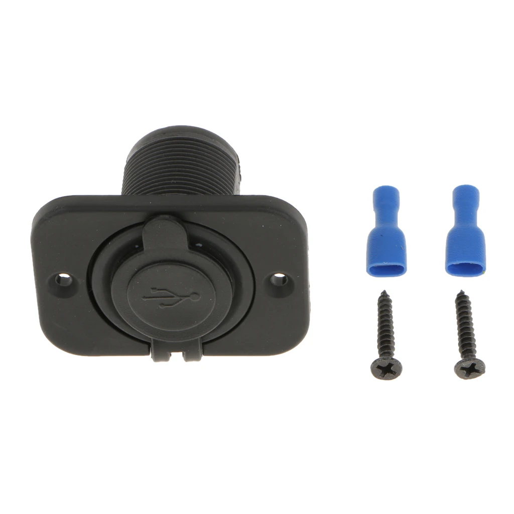 1A/2.1A Charger Port Socket for Car Boat Autobike 12v Dual 2 USB Outlet