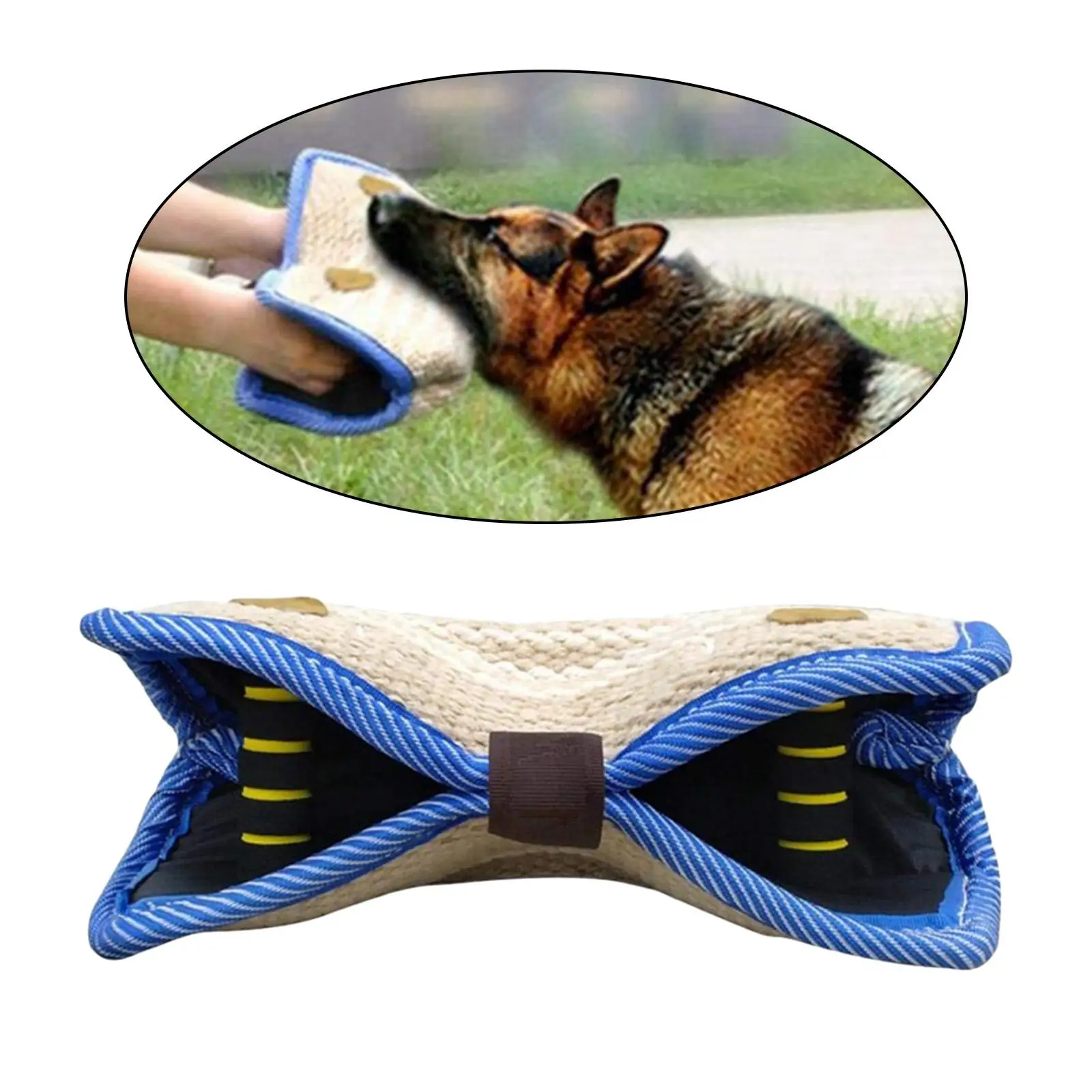 Dog Bite Pillow Bite Interactive Play Protection Arm Sleeves Dog Tug Toy for Training Supplies