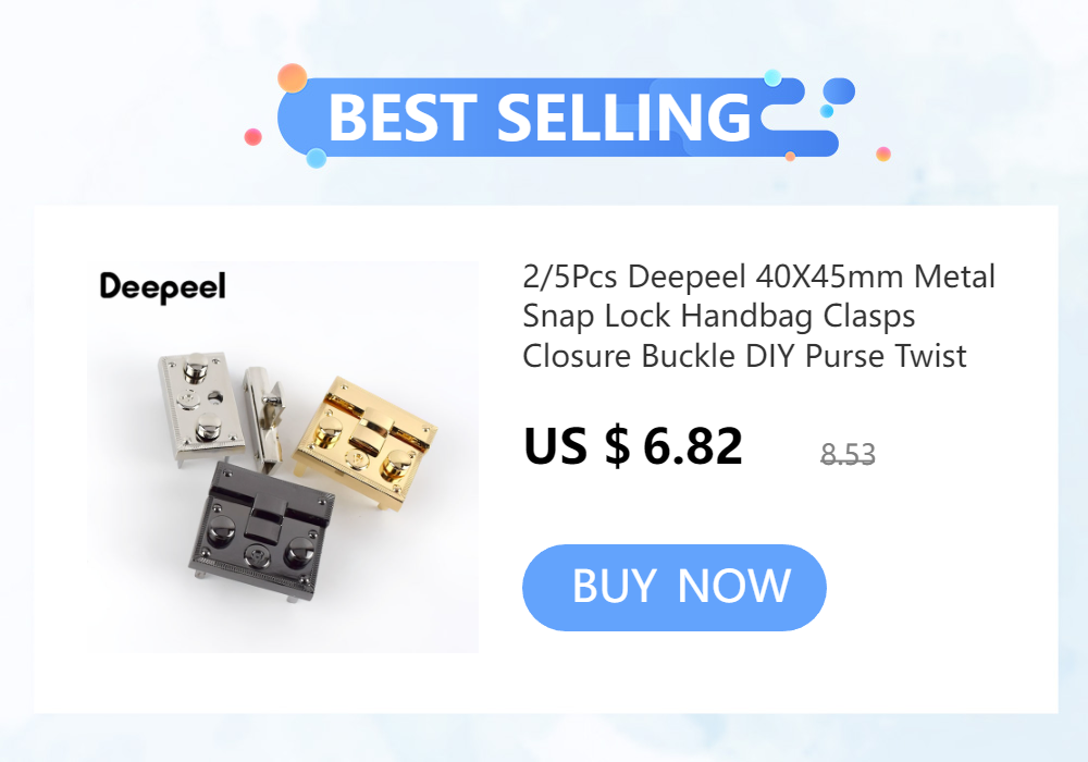 2-5Pcs Deepeel 19cm Metal Embossed Bag Lock Clutch Coin Purse Frame Bags Clasp Sewing Hardware Wallet Accessories HandBag Parts