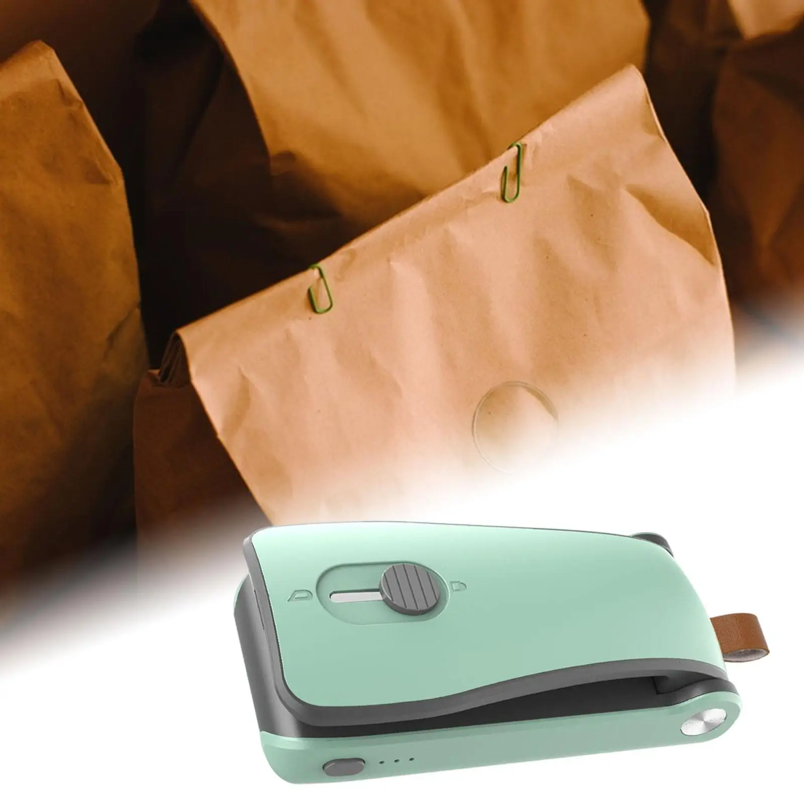 Portable Chip Bag Sealer Fresh Food Bags pp bags Cutter Food Storage Durable Snack Packing Bags Sealer for Household