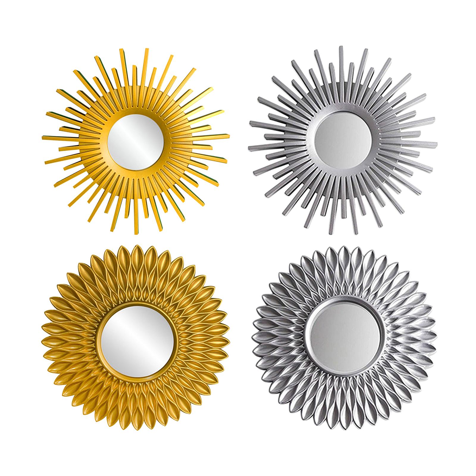 Art Decoration Wall Mounted Round Mirror Dressing Wall Hanging Bathroom Mirror Modern Decorative Boho Wall Decor Mirrors