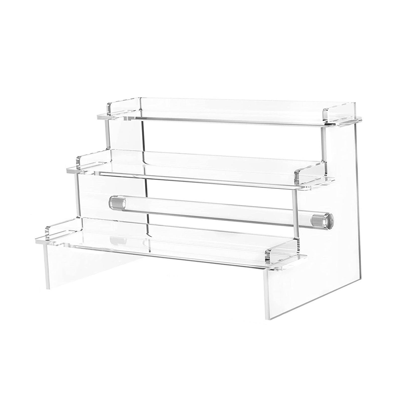 3 Tier Acrylic Display Riser Stand for Action Figure Toys Collectibles