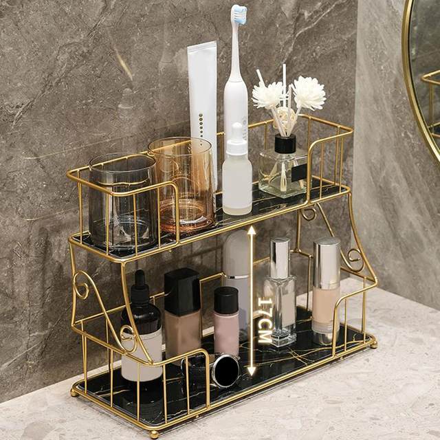 Espositore da appoggio per bagno espositore per decorazioni per la casa  comò rossetto vassoio per profumo organizzatore di profumo cosmetico in  ferro per bancone - AliExpress