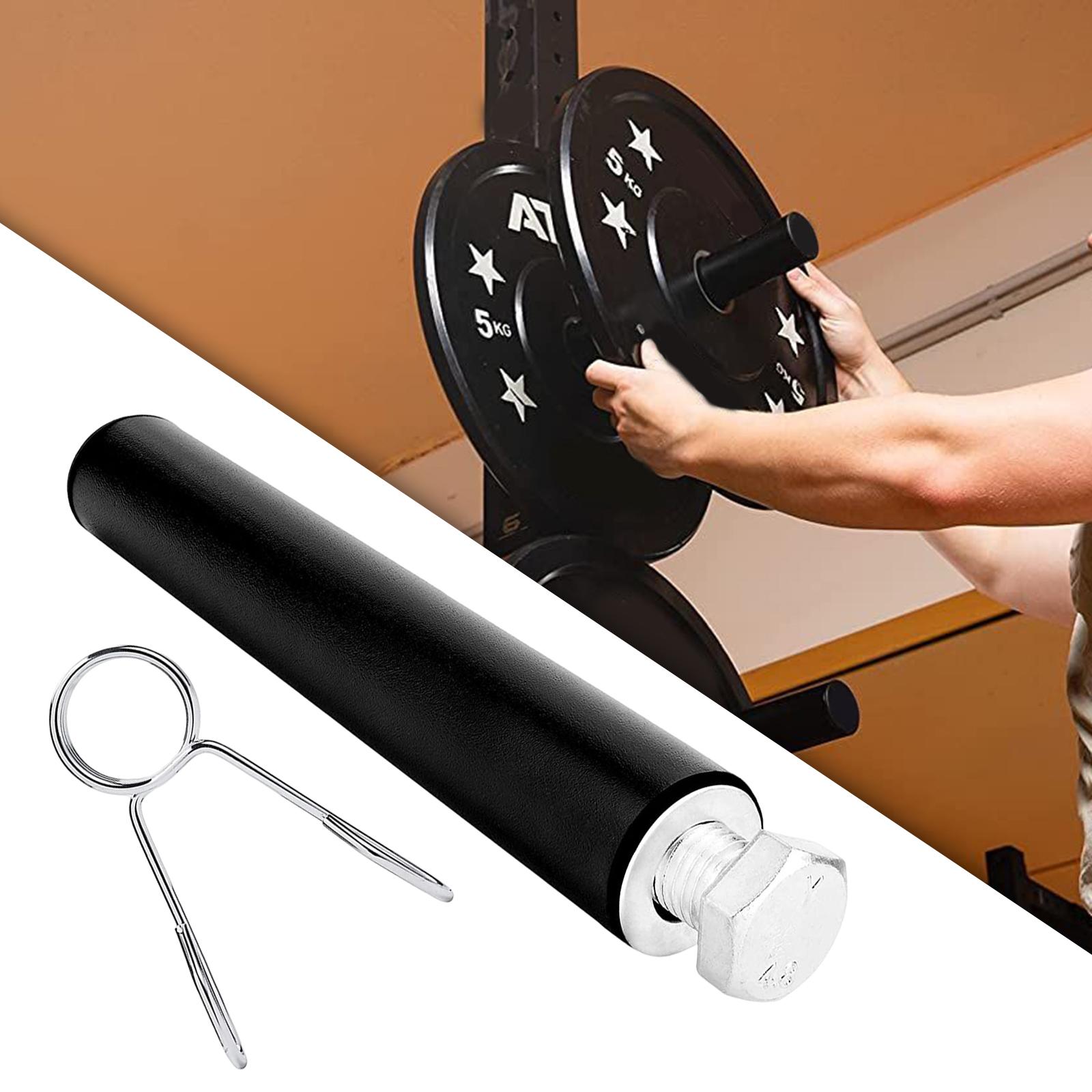 Weight Plate Holder Exercise Weight Plate Holder rack Attachment for Pulley Cable Machine Barbell Plates Storage Rack Gear