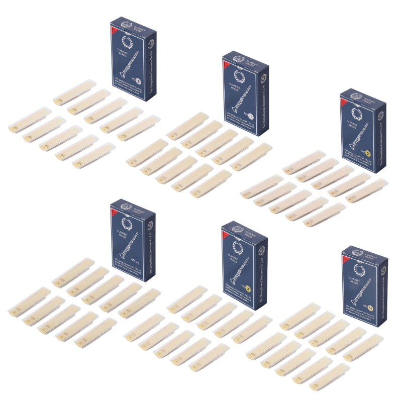 10 Stück Bb-Klarinettenblätter, Stärke 1,0/1,5/2,0/2,5/3,0/3,5 Blätter, traditionelle Blätter für Klarinettenanfänger und – Detail 1