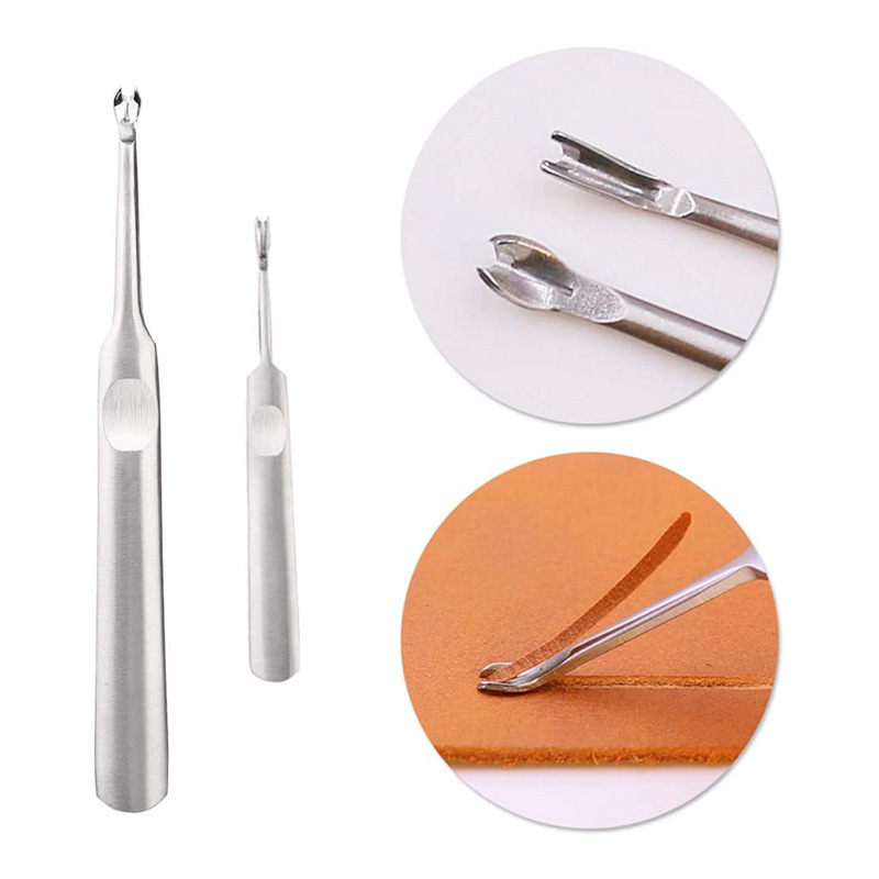 1/4-teiliges U+V-förmiges Leder-Rillwerkzeug, Leder-Skiving-Tool, Kantenabschrägungs-Set, DIY-Lederhandwerkswerkzeug – Detail 1