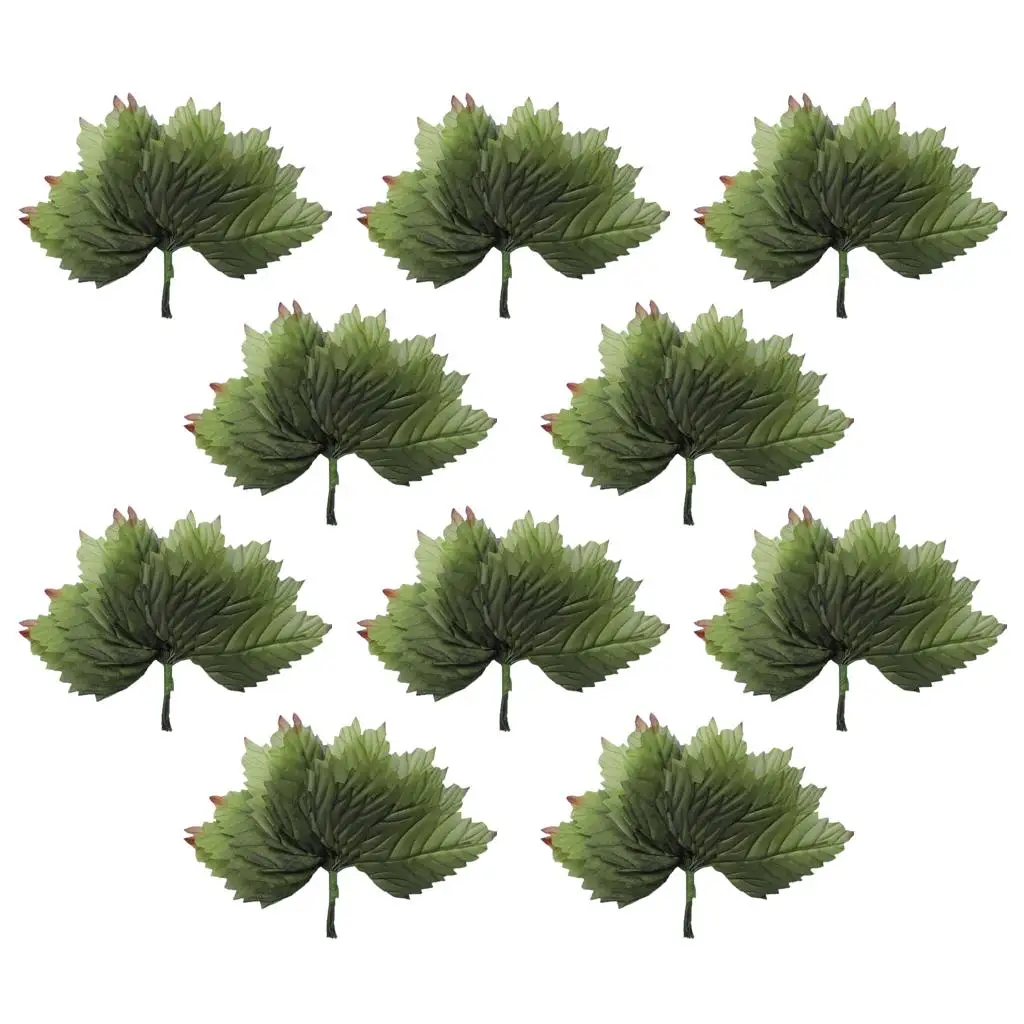 120x Artificial  Plant Leaves Christmas Tree For  Wreath Party Decor