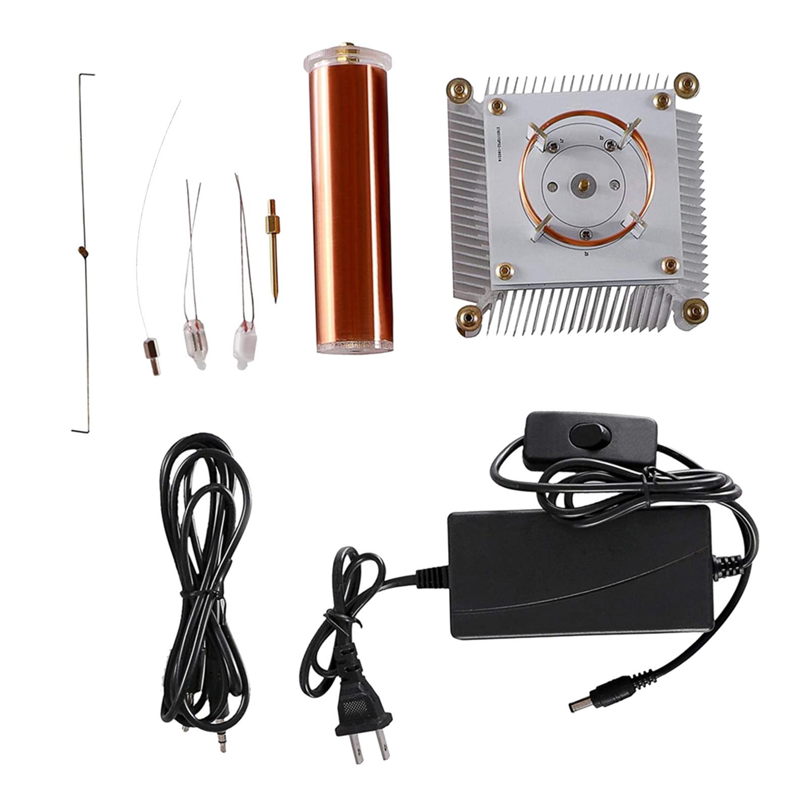 Music Tesla Coil DIY Kit Plasma Speaker for Teaching Demonstration + Power
