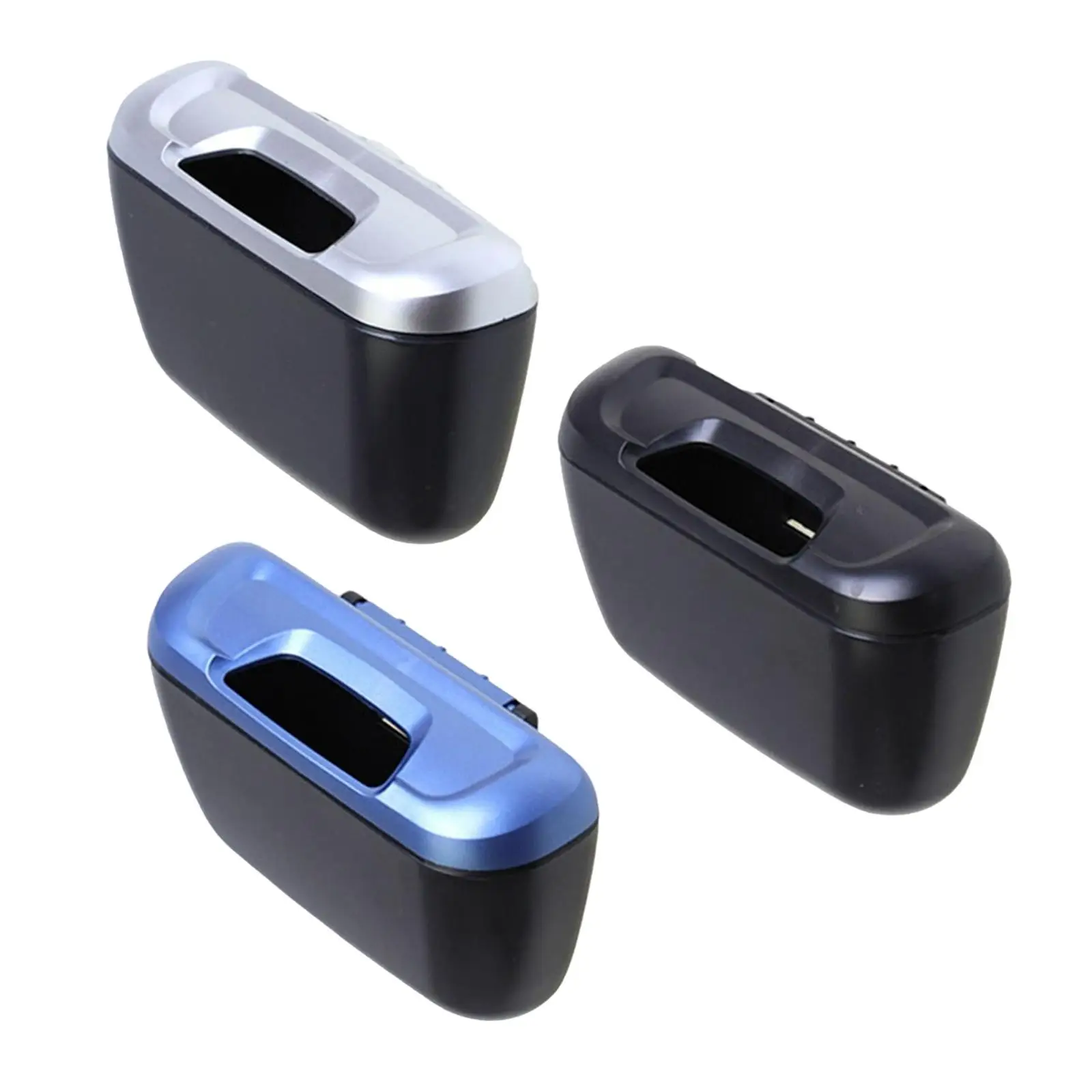 Car Trash Can with Lid Hanging Trash Container Multi Function Simple Debris Bucket