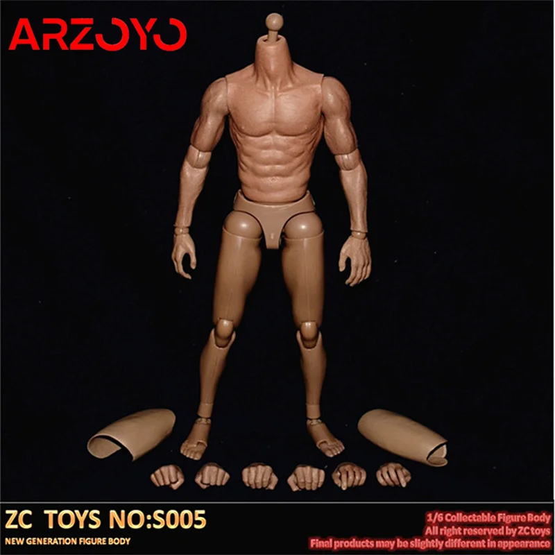 ZCTOYS-Articulação Muscular Masculina, Figura de Ação Soldado