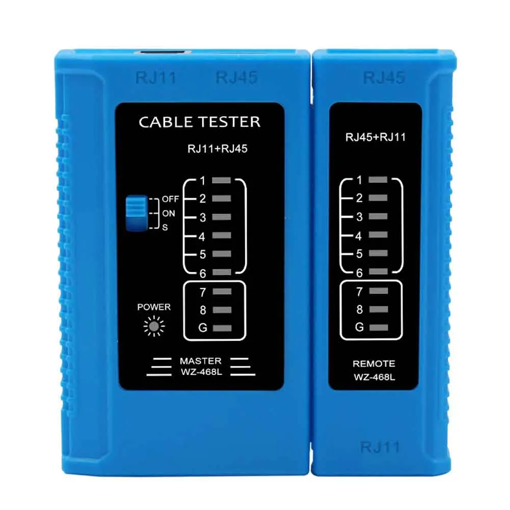 networking tools Wiring Problem Ethernet Lan Home Office Connection RJ45 RJ11 Battery Powered Circuits Detection Network Cable Tester Repair Tool internet wire tester