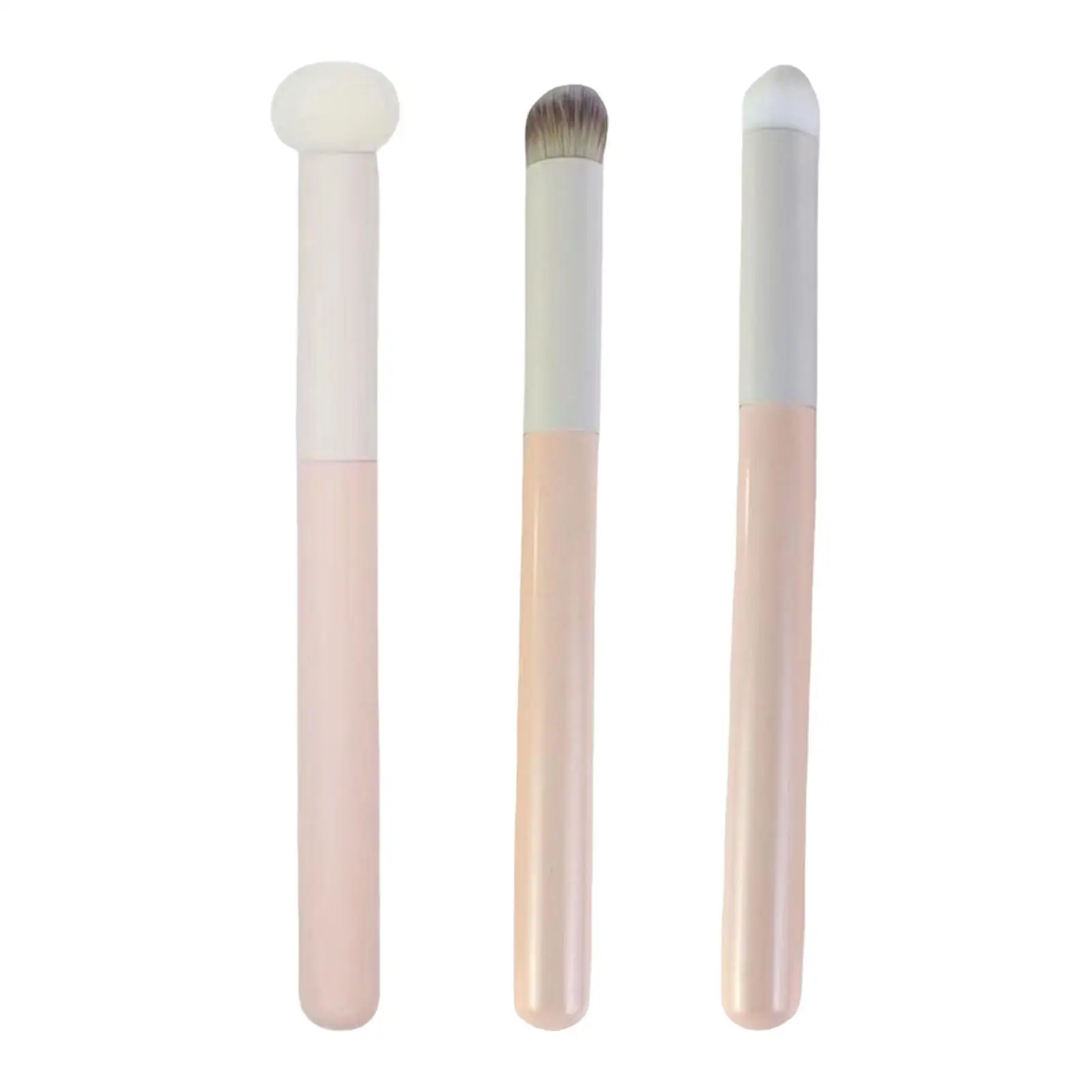 Concealer Makeup Brush with Long Handle Soft and Light Skin Beauty Tool Nose Contour Round Tip Cosmetic Make up Brush for Women