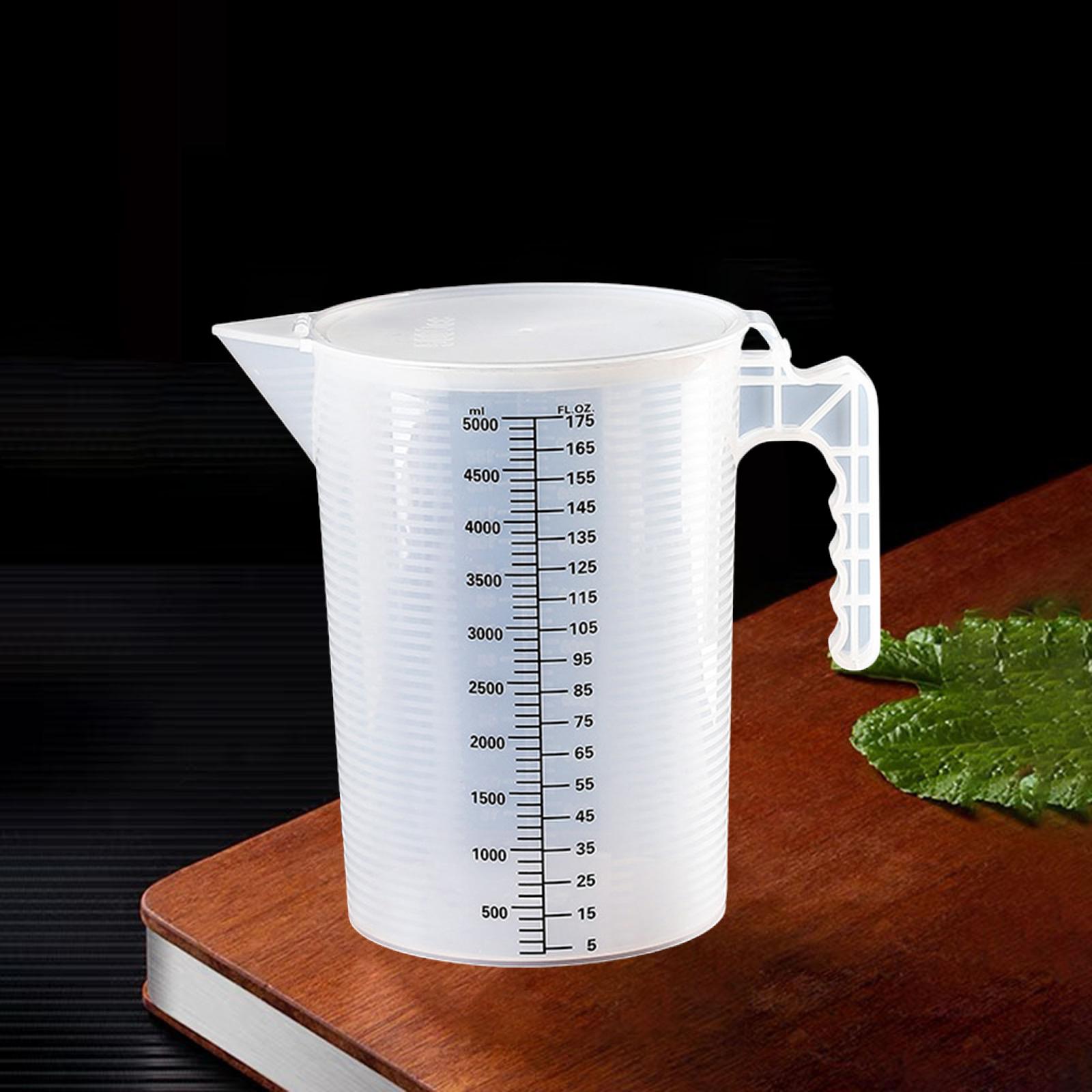 Plastic Pitcher Measuring Cup 5000ml Leakproof Cooking Baking Accessaries