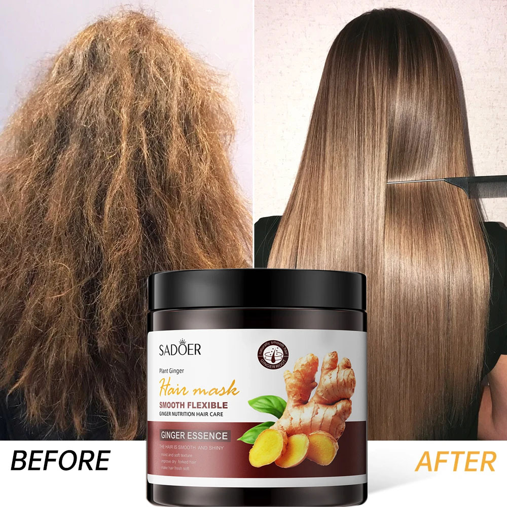 Best of New Ginger Magical Hair Mask Keratin 5 Seconds Repair Damaged Frizzy Smooth Shiny Hair Deep Moisturizing Professional Hair Care Reviews & Tips