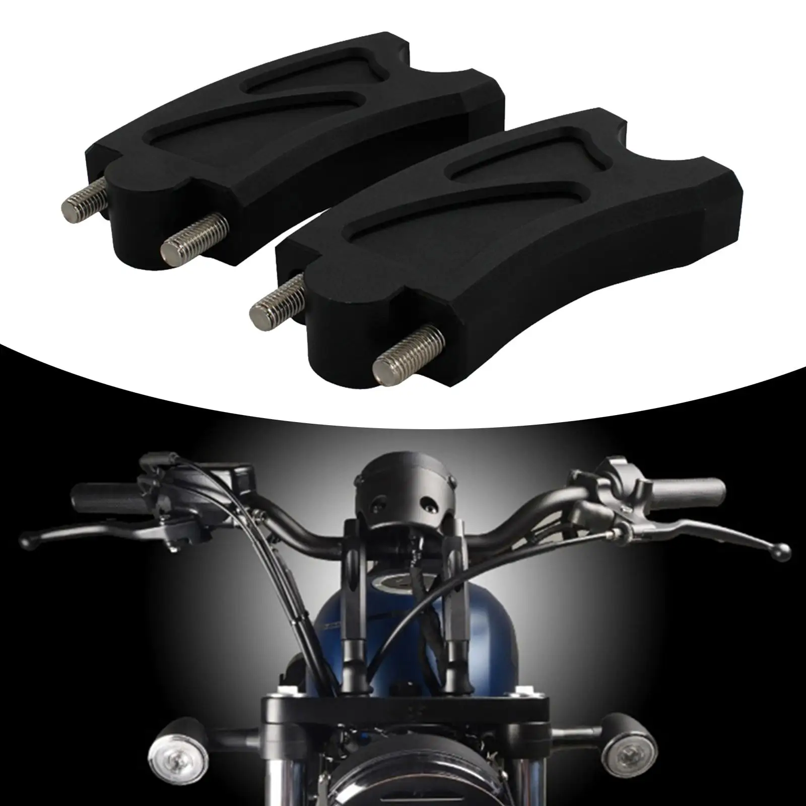Handle Bar Risers Connector Accessory for CMX 300  Black