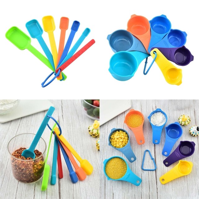 Behogar 6 Pcs Stainless Steel Measuring Scoop Spoon Set With Scale Value  For Cooking Baking 0.63ml 1.25ml 2.5ml 5ml 7.5 Ml 15ml - Measuring Tools -  AliExpress