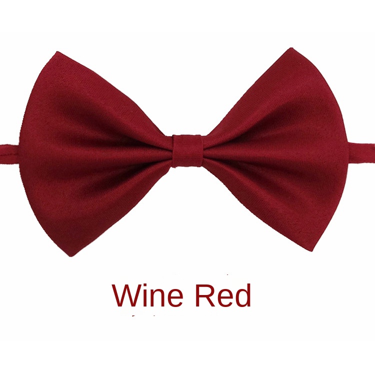 Bow tie-burgundy